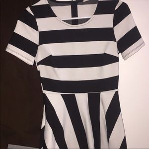 Striped Skater Dress